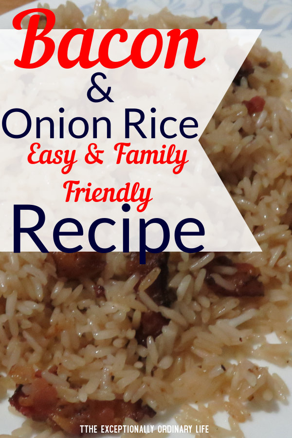 Bacon and onion rice recipe